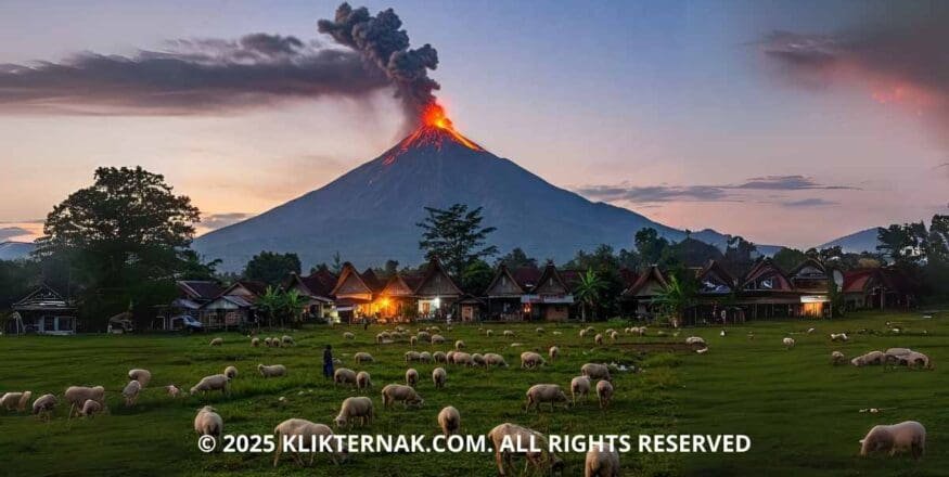 Mitigasi Erupsi Gunung Berapi Strategi Aman untuk Peternakan