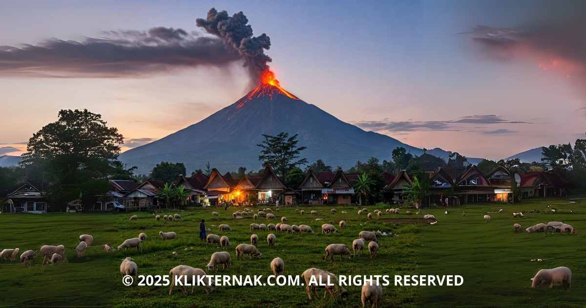 Mitigasi Erupsi Gunung Berapi Strategi Aman untuk Peternakan