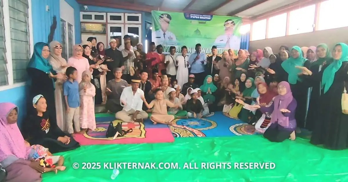 Jelang Idul Adha, Badko MMP Gelar Dzikir dan Serahkan Hewan Kurban di Papua Selatan032025