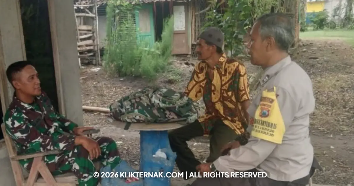 Polres Madiun Sambangi Peternak Kambing Perkuat Pangan Desa